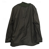 economico Trench da uomo-Per uomo Cappotto da marinaio Trench Vacanza Quotidiano Autunno Inverno Poliestere Antivento Capispalla Abbigliamento Moda Classico Semplice Tasca Collo alla coreana Monopetto