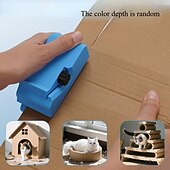 cheap DIY Art-1pc DIY Cat Scratch Board Cutter Tool - Manual Cardboard Cutting Device with Sharp Edge Creation for Scratch Boards, Boxes, Gift Decorations - Safe for Cats, Easy-to-Use Household Crafting Tool