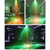 economico luci del proiettore della galassia stella-Luci da palco per feste in discoteca dj - effetto luce laser nordico rgb led illuminazione stroboscopica attivata dal suono con telecomando per interni compleanno halloween karaoke club ktv