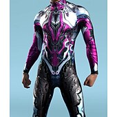 abordables Impresión-Trajes Zentai estampados Traje de cosplay Body Estampado Disfraz de carnaval Traje de Cuerpo Completo Hombre Mujer Disfraz Sexy Víspera de Todos los Santos Traje para Rendimiento Fiesta Mascarada