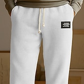economico Pantaloni della tuta-Per uomo Nido d&#039;ape Pantaloni Eleganti Pantaloni a Nido d&#039;Ape Coulisse Tasca Frontale Semplice Comodità Lunghezza intera All&#039;aperto Casa Feste Moda Chic &amp; Moderno Marrone Scuro Nero Elasticizzato