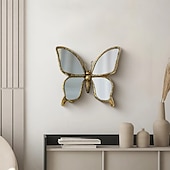 olcso fali szobrok-vintage kopott gyanta pillangó &amp;szitakötős faliszőnyegek – kreatív nappali háttér faldekoráció &amp;otthoni művészeti kézművesség