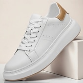 billiga Herrsneakers-Vita herrsneakers - stilren och mångsidig, för aktiva herrar inom sport och vardagsbruk