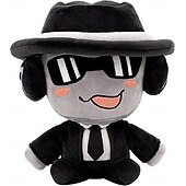baratos Figuras de pelúcia de Anime e Jogos-Almofada de pelúcia de 8 polegadas com desenho animado do jogo Forsaken Chance para decoração de quarto para fãs de videogame
