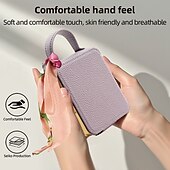 Недорогие Чехлы для Samsung-телефон Кейс для Назначение SSamsung Galaxy Z-флип 6 Z Flip 5 Z Flip 4 Кейс на заднюю панель с ремешком на запястье Защита от удара Ретро ТПУ Кожа PU