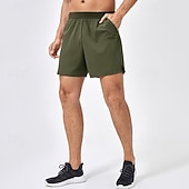 halpa Juoksushortsit-Miesten Juoksushortsit Harjoitteluhousut Taskut Korka vyötärö Alaosat Urheilu- ja treenivaatteet Jumppa Treeni Nopea kuivuminen Kevyt Kuntosali Koripallo Urheilu Loose Fit Urheiluasut Urheiluvaatteet