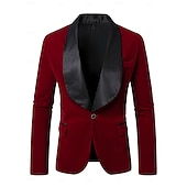voordelige Herenkostuums uit de jaren 1920-Retro vintage Roaring jaren '20 Jaren 1920 Smoking Pakken en blazers The Great Gatsby Heer Effen Kleur Kostuum Voor heren Carnavalskostuum Kerstmis Carnaval Nieuwjaar Cocktailparty Thema feest