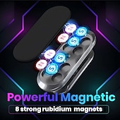 ieftine Serviciul vehiculului-Suport auto ultra magnetic flexibil, cu aspirație puternică, suport reglabil pentru bord, suport magnetic pliabil pentru telefon mobil, suport universal pentru navigație GPS