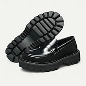 Недорогие Кожаные лоферы премиум-класса-Мужские пенни-лоферы из натуральной кожи, винтажные коричневые, деловые, повседневные туфли для повседневной носки и вечерних мероприятий