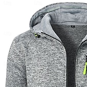 abordables Hoodie Tactique-Homme Sweat à capuche Sweat à capuche zippé intégral Sweat à capuche tactique Rouge vin Bleu Denim Noir Vert Véronèse bleu marine À capuche Uni Fermeture éclair Sport &amp; Loisir Occasionnel Quotidien