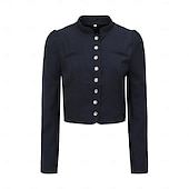 economico Donne-Oktoberfest Giacca Blazer tradizionale Cameriera Bavarese Tedesco Prati Per donna Carnevale Festa della birra Panno in stile tradizionale Top