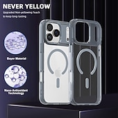 halpa iPhone-kotelot-puhelin Etui Käyttötarkoitus Samsung Galaxy 17 Air 16 15 14 Pro Max Plus 16e 13 Pro Max Takakuori Tukee langatonta latausta Iskunkestävä Väri kaltevuus TPU PC