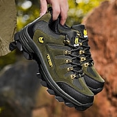 cheap Hiking Boots-Men's Durable Hiking Shoes with Anti-Slip Sole, Shock-Absorbing Outdoor Trekking Sneakers for Climbing, Camping and Travel