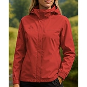 ieftine Jachete impermeabile-Pentru femei Αντιανεμικό Jachetă Softshell Μπουφάν πεζοπορίας În aer liber Impermeabil Rezistent la Vânt Îmbrăcăminte pentru drumeții Primăvară Toamnă Topuri Camping / Drumeții / Speleologie Alergat