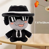 baratos Figuras de pelúcia de Anime e Jogos-Almofada de pelúcia de 8 polegadas com desenho animado do jogo Forsaken Chance para decoração de quarto para fãs de videogame