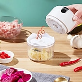 halpa Kodinkoneet-300 ml sähköinen valkosipulilihamylly mini valkosipulimurskain lihamylly pippuripippuripähkinälihamylly