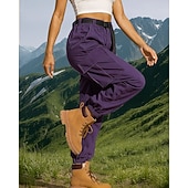 economico Fondi-Per donna Pantaloni Cargo Pantaloni da escursionismo Esterno Vestibilità regolare Impermeabile Antivento Pantaloni Tasca Nero Bianco Campeggio / Escursionismo Corsa S M L XL XXL