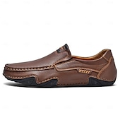 halpa Miesten loaferit ja nauhattomat kengät-Miesten ruskeat slip-on-mokkasiinit ajokengät – joustavat ja rennot loaferit viikonloppumatkoille, työmatkoille ja kesäretkille