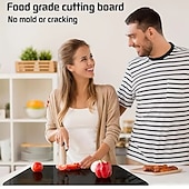 cheap Kitchen Utensils &amp; Gadgets-High-Strength PET Cutting Board with Protective Edges – Food-Safe, Durable, Scratch-Resistant, Easy-Clean Kitchen Chopping Board – Sturdy Modern Design for Home Chefs