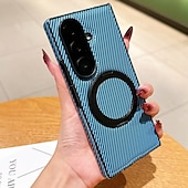 economico Cover Samsung-telefono Custodia Per Samsung Galaxy Piegatura a Z 7 Z Fold 6 Z Fold 5 Z Fold 4 Copertura Posteriore Cavalletto Resistente agli urti Retrò TPU Pelle PU