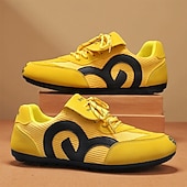 economico Sneakers da uomo-scarpe da ginnastica sportive rosse e bianche da uomo: eleganti scarpe da corsa con rete traspirante per abbigliamento casual, palestra e avventure all&#039;aria aperta