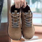 abordables Baskets-Baskets décontractées marron pour homme avec semelle antidérapante – Chaussures de sport d&#039;extérieur confortables pour la marche, la randonnée et le quotidien