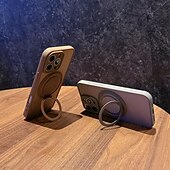 Недорогие Чехлы для iPhone-телефон Кейс для Назначение iPhone 17 Pro Max 17 Air i16 15 14 Pro Max Plus 13 Pro Max Кейс на заднюю панель Поддержка беспроводной зарядки Откидная подножка Защита от удара Ретро ПК