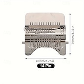 billige gjør-det-selv kunst-håndholdt vevstol - bærbart reparasjonsverktøy for billedvev for klær &amp;jeans, lys grå