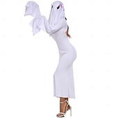 levne Duchové a Sklizňové-Duch Strašidelná nevěsta předvečer Všech svatých Šaty Cosplay kostým předvečer Všech svatých Dospělé Dámské předvečer Všech svatých Karneval Výkon Plesová maškaráda Jednoduché Halloweenské kostýmy