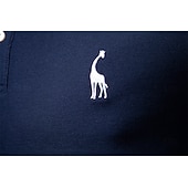 billige Herre Elite Polo-Herre Polo Arbeid Virksomhet Aftæpning Langermet Fritid Bekvem عادي Broderi Fargeblokk Alle årstider Normal Svart Hvit Mørk Marineblå Militærgrønn Lyseblå Polo