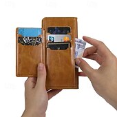 tanie Etui do iPhone&#039;ów-telefon Kılıf Na iPhone 17 Air 16 15 14 Pro Max Plus 16e 13 Pro Max Mini Osłona tylna Magnetyczne Stopka Gniazdo karty Retro TPU Skóra PU