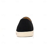 abordables Zapatillas sin cordones y mocasines de hombre-Mocasines sin cordones de ante color tostado para hombre: zapatos casuales livianos para uso diario en la oficina, para ir al trabajo y para el fin de semana.