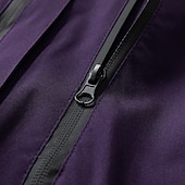 economico giacca sportiva-Per uomo Giacca Sportiva Giacca da Escursionismo Giacca antivento Sport all'Aperto Casuale Impermeabile Giacca a Vento Cerniera Tasca Primavera &amp; Autunno Tinta unica Attivo Con Cappuccio Regolare