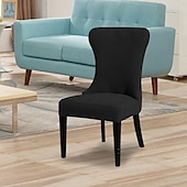 baratos Cobertura de Sofa-Capa de cadeira curva com grade 5x5 - capa elástica para cadeiras semicirculares ou arqueadas, estilosa &amp;capa protetora para móveis para uso em sala de estar