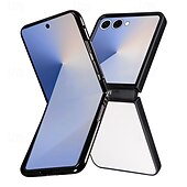 economico Cover Samsung-telefono Custodia Per Samsung Galaxy Z Flip 7 Z Flip 7 FE Z Flip 6 Z Flip 5 Copertura Posteriore Resistente agli urti Retrò TPU Pelle PU