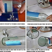 billiga Ner till $30-vass hårdmetallglasskärare gör-det-själv-maskinsats glasflaskskärare skärverktyg