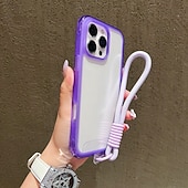 Χαμηλού Κόστους iPhone Θήκες-τηλέφωνο tok Για iPhone 17 Pro Max 17 Air 16 15 14 Pro Max Plus 13 Pro Max Πίσω Κάλυμμα με λουράκι καρπού Ανθεκτική σε πτώσεις Ρετρό Σιλικόνη