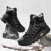 economico Stivali invernali e neve-stivali tattici invernali da uomo con fodera in pelliccia: caldi stivali da trekking militari impermeabili per la sopravvivenza all'aperto, il campeggio e il freddo