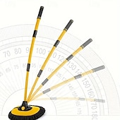 olcso Autós tisztítóeszközök-visszahúzható autómosó felmosó háromrészes visszahúzható tisztítókefe puha sörtéjű autómosó eszköz