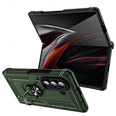 levne Pouzdra pro Samsung-telefon Carcasă Pro Samsung Galaxy Z-sklad 7 Z Fold 6 Z Fold 4 Zadní kryt Magnetické Stojánek Prstencová spona Brnění TPU PC