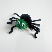 levne Halloweenské kostýmy pro děti-Děti Dívčí Doplňky do vlasů Sladký Venkovní Dovolená SPIDER Černá Bílá