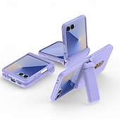 Χαμηλού Κόστους Samsung Θήκη-τηλέφωνο tok Για Samsung Galaxy Z Flip 7 Z Flip 6 Πίσω Κάλυμμα με βάση στήριξης Υποδοχή κάρτας Ανθεκτική σε πτώσεις PC