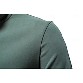 economico Felpe e Sweatshirt Elite da Uomo-Per uomo Felpa con zip corta Nero Blu marino Blu Verde Cachi Collo Alto Semplice Lavoro Sport &amp; Outdoor Casuale senza stampa Cool Casual Maglione Primavera Autunno Abbigliamento Felpe con cappuccio