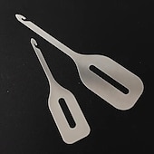 お買い得  裁縫と編み物とかぎ針編み-ステンレススチール製の針糸通し4個、手縫い、クロスステッチ、DIYクラフト、編み物アクセサリー用のクイック縫製および刺繍糸通しツール。