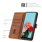 abordables Carcasas iPhone-teléfono Funda Para iPhone 17 Air 16 15 14 Pro Max Plus 16e 13 Pro Max Mini Funda Trasera con correa de muñeca Caballete Ranura para tarjetas Retro TPU Cuero de PU