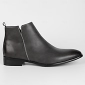 preiswerte Chelsea -Stiefel-Chelsea-Stiefel für Herren, Business-Casual-Stiefeletten zum Hineinschlüpfen für Büro und Alltag
