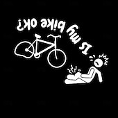 voordelige Sport- en gym-T-shirts-Heren Lange Mouwen T-Shirt Grappig 'Is Mijn Fiets OK?' Fietsen Graphic T-shirt Humoristisch Fietser Herfst Hobby Shirt