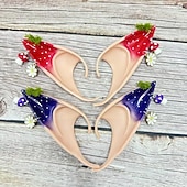 levne Příslušenství-Elf předvečer Všech svatých Ear Cuffs Dětské Dospělé Dámské Dívčí Vánoce předvečer Všech svatých Výkon Párty Jednoduché Halloweenské kostýmy Oblékněte se