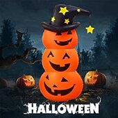 levne Halloween-Halloweenský dýňový balónek nafukovací dýňový mužík extra velký 53,1 palce (135 cm) dýňový houpací párty dekorace dekorační doplněk pro domácí dekoraci luxusní kostým škola festival kulturní
