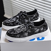 abordables Baskets-Baskets décontractées bleues pour hommes avec un design dégradé, chaussures à lacets confortables pour le streetwear, l&#039;université et les tenues quotidiennes